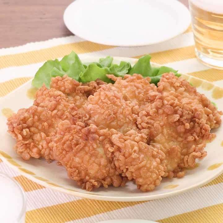 カリカリ香ばしい♪ 揚げ玉衣のとり天のレシピ動画・作り方 | DELISH KITCHEN