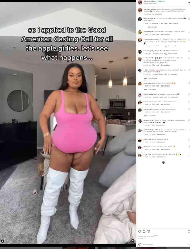 「前にもお尻があるの？」レザーパンツ姿のプラスサイズの女性、「自分に自信」と笑顔（米）