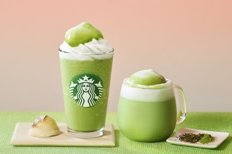 【スタバ新作】年末年始は“抹茶・玄米茶×もち”を合わせたフラペチーノ 日本風「チャイティーラテ」も同時発売