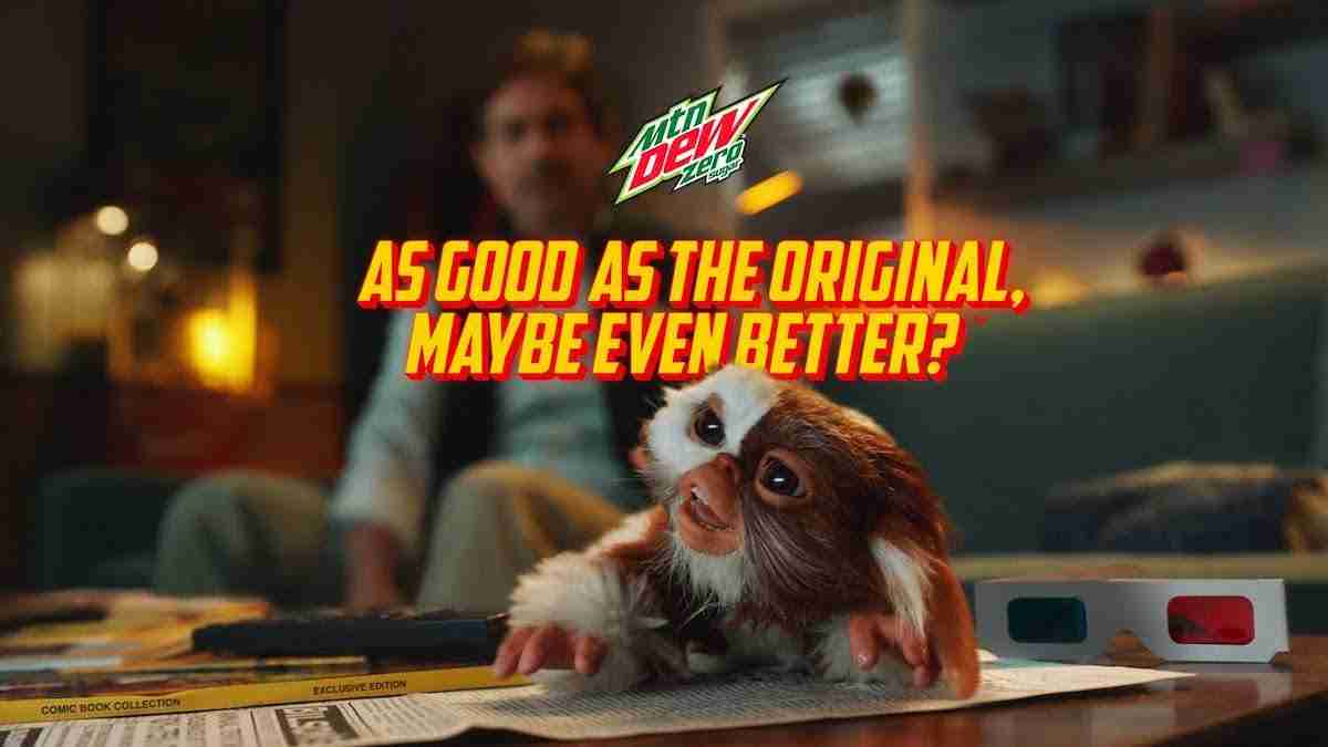『グレムリン』マウンテンデューをガブ飲みで分裂、米CMで復活 ─ 中年ビリー役、ベビーヨーダより「もふもふでカワイイ」 | THE RIVER