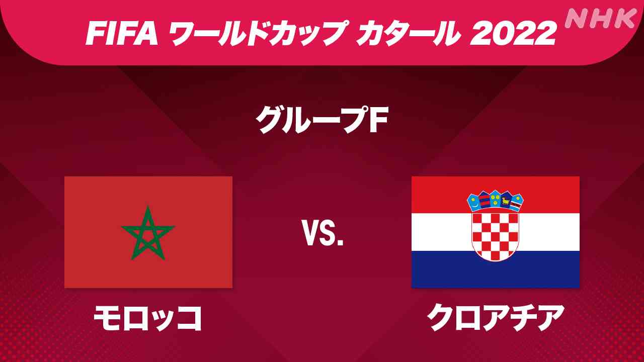 ワールドカップ クロアチアがモロッコと引き分け グループF | NHK | サッカーＷ杯 カタール大会