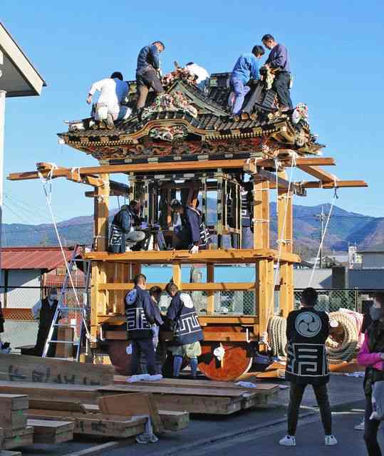 笠鉾と屋台、準備に気合　12月2、3日　待ちわびた「秩父夜祭」　お囃子稽古も：東京新聞 TOKYO Web