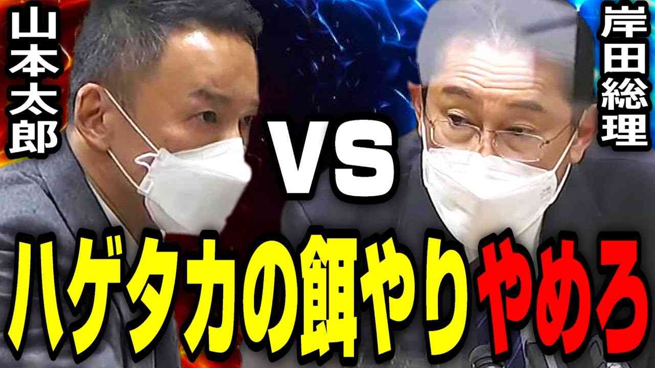 【直接対決】山本太郎vs岸田総理「ハゲタカの餌やりやめてくれ！」予算委員会で問う…！【れいわ新選組/切り抜き】 - YouTube