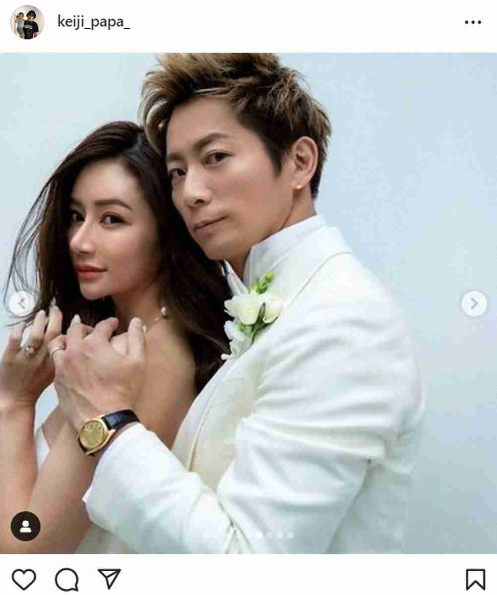 黒木啓司さん　妻の実業家と結婚1周年を報告「大事なのは心の繋がり」　豪華な指輪のプレゼントも