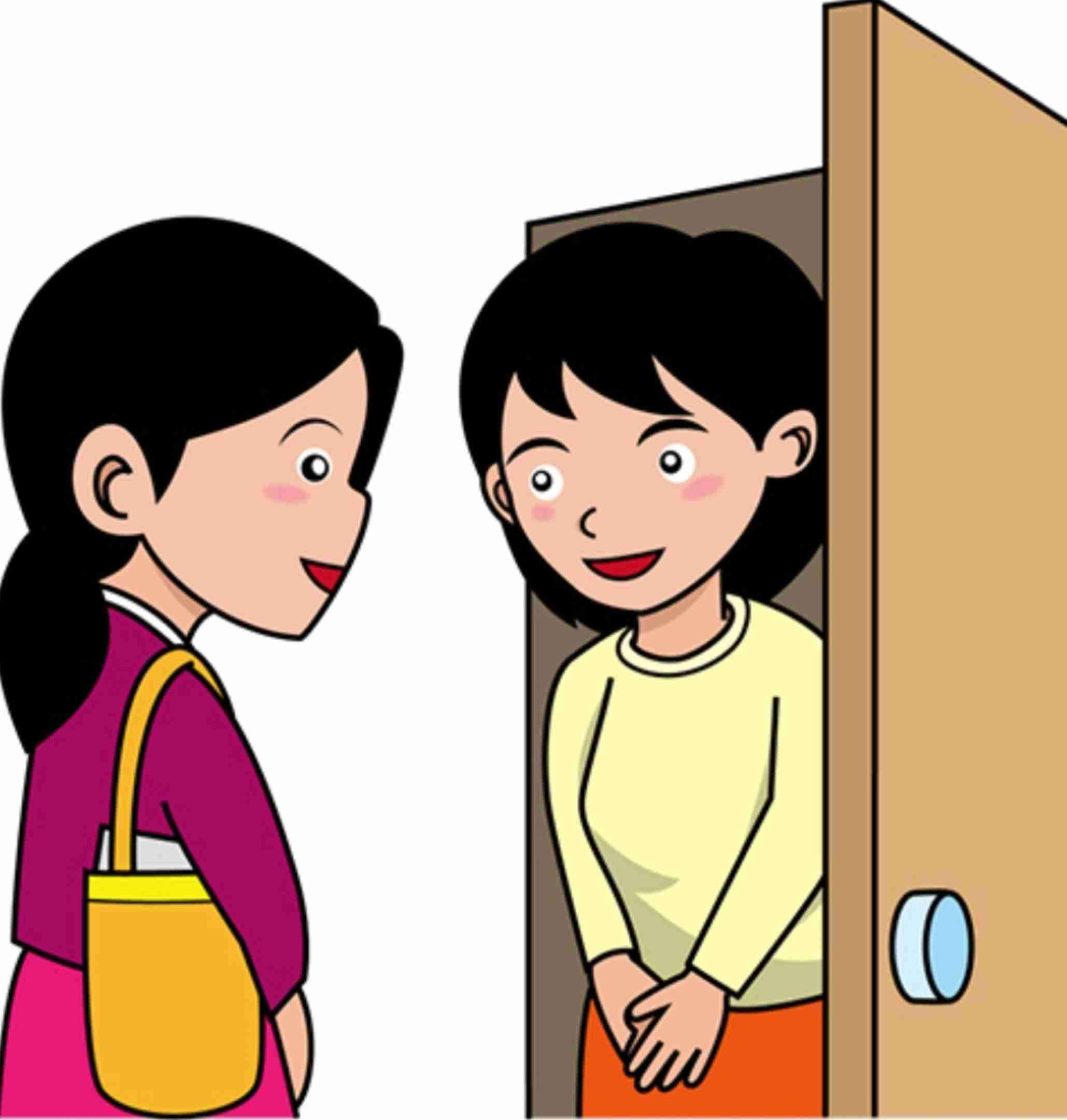 今年、家に誰か来ましたか？