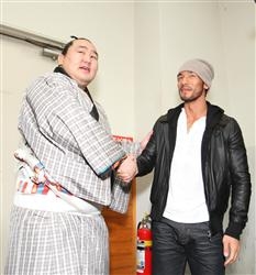 中田氏と石井慧が朝青龍を激励／初場所 - あすかパパの色んな話