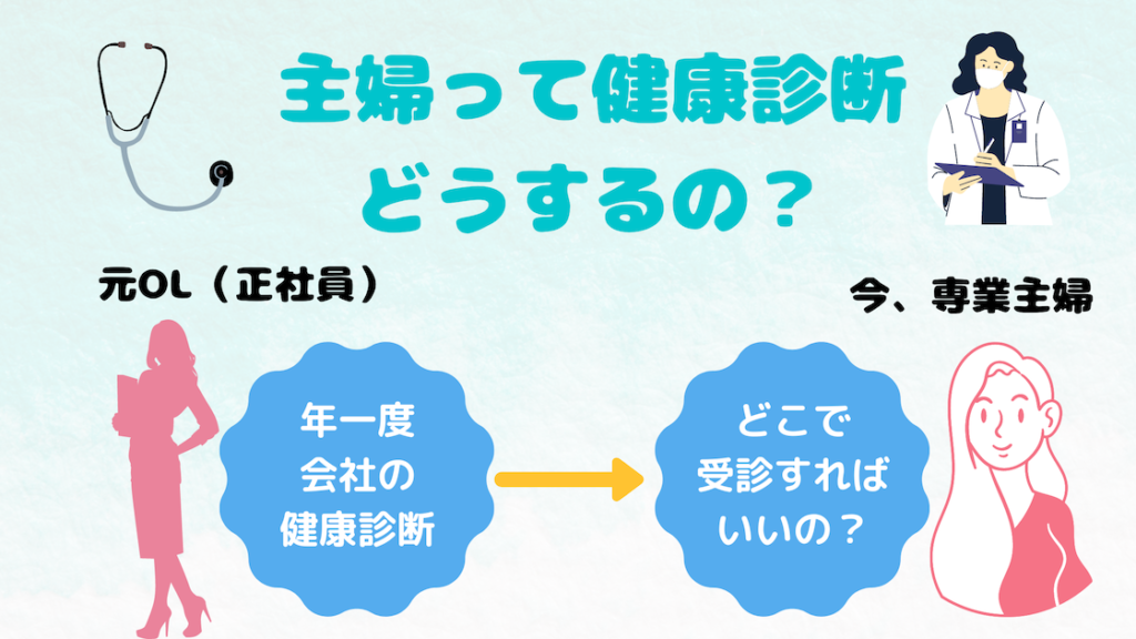 会社勤めじゃない方、健康診断受けてますか？
