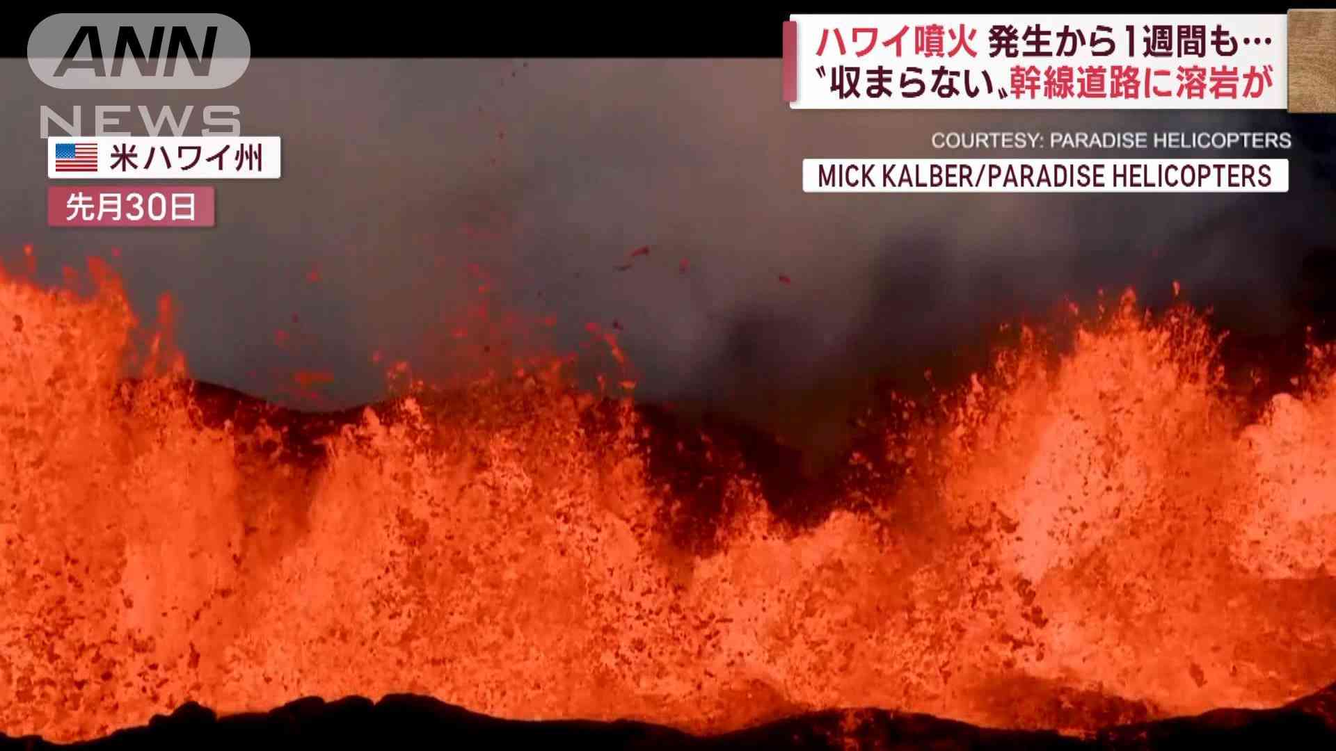 【世界で噴火相次ぐ】イタリアでも…溶岩が海に噴煙上げ　ガスが斜面下り降りる