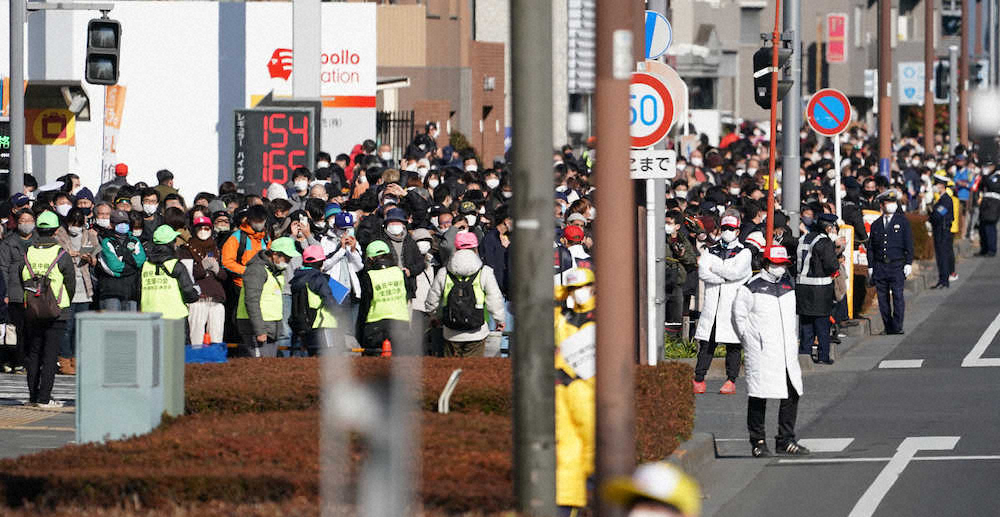 【箱根駅伝】沿道に約60万人　昨年は18万人、3倍超に　観戦自粛要請も― スポニチ Sponichi Annex スポーツ