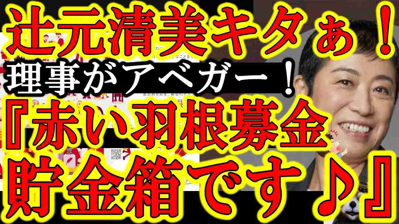 【ここでキタぁ！ガッチガチの有罪判決喰らった辻元清美ねぇさーん！『赤い羽根共同募金の理事長と辻元清美が３０年来の盟友と発覚！】つまり赤い羽根共同募金は村木厚子と辻元清美と反日左翼の貯金箱だったという話 - YouTube