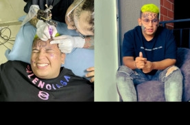 アルゼンチンのW杯優勝を記念し額に『メッシ』のタトゥーを入れたコロンビア人男性、「今は後悔してる」と語る