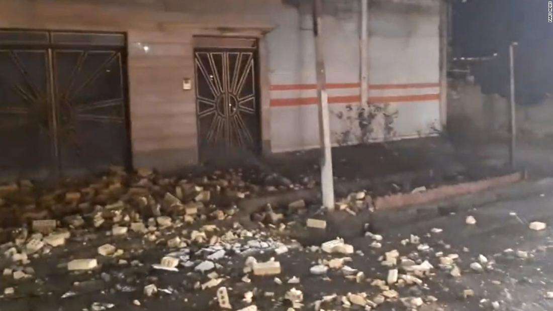 イランでＭ５．９の地震、死者２人に負傷者３００人以上（CNN.co.jp） - Yahoo!ニュース