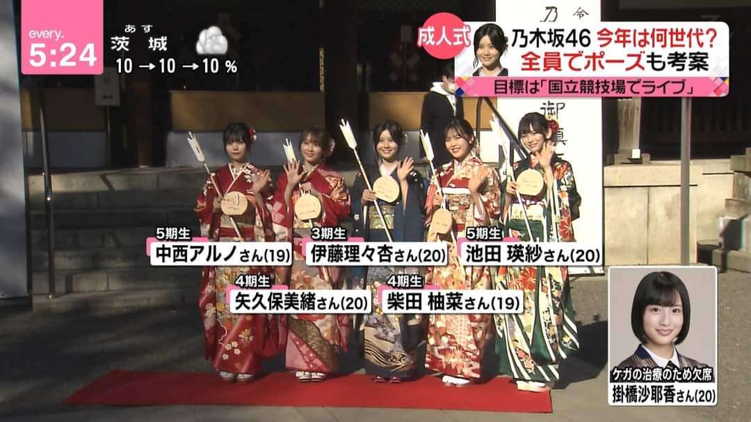 乃木坂ぴょんぴょん世代「どんどん跳びます」新成人　乃木神社で晴れ着お披露目会