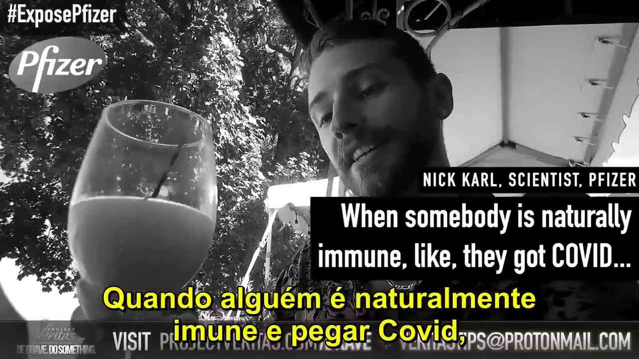 Project Veritas expõe cientista da Pfizer que confessou que imunidade natural é melhor que vacina - YouTube