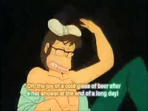 【うる星やつら】メガネ、ビールについて熱く語る - YouTube