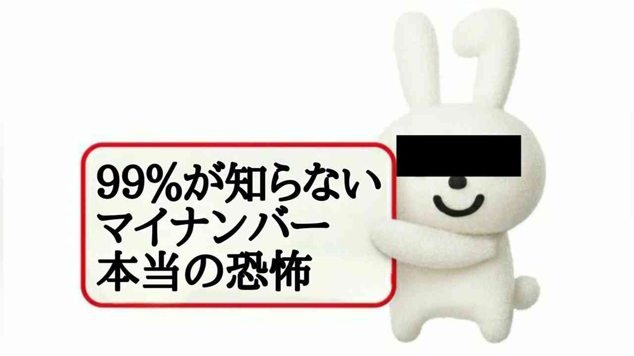 ９９％が知らないマイナンバー本当の恐怖 - ニコニコ動画