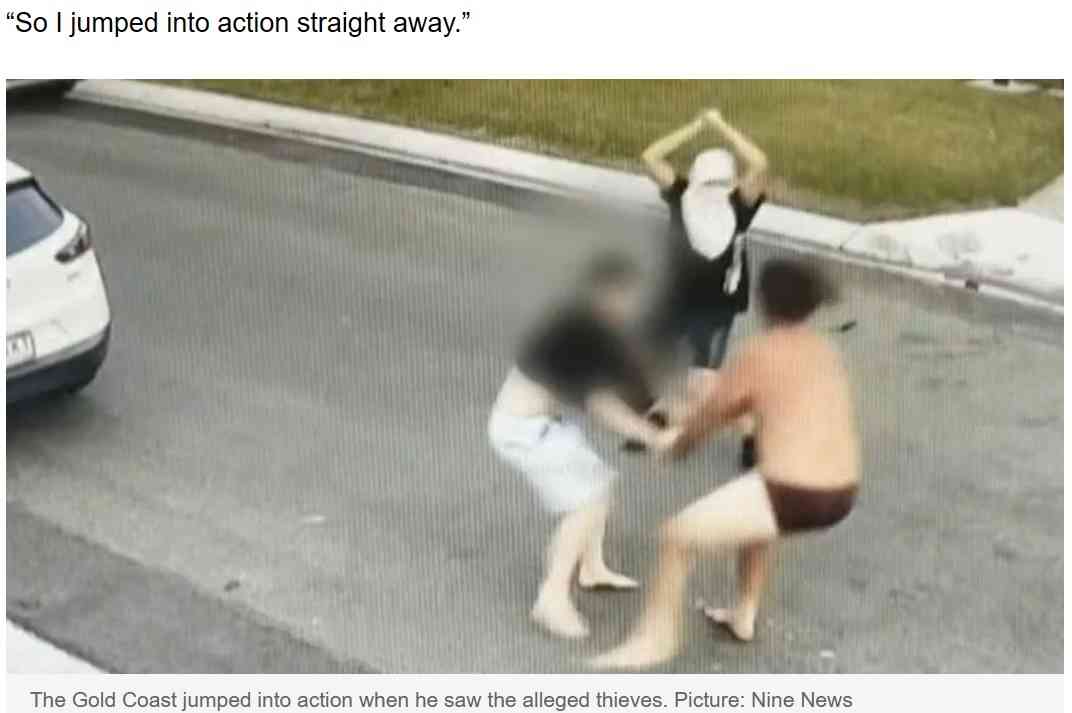 【海外発！Breaking News】パンツ一丁で強盗5人と戦った男性　勇敢な姿に称賛の声と共に“ミッキー”のあだ名が付く（豪）＜動画あり＞ | Techinsight（テックインサイト）|海外セレブ、国内エンタメのオンリーワンをお届けするニュースサイト