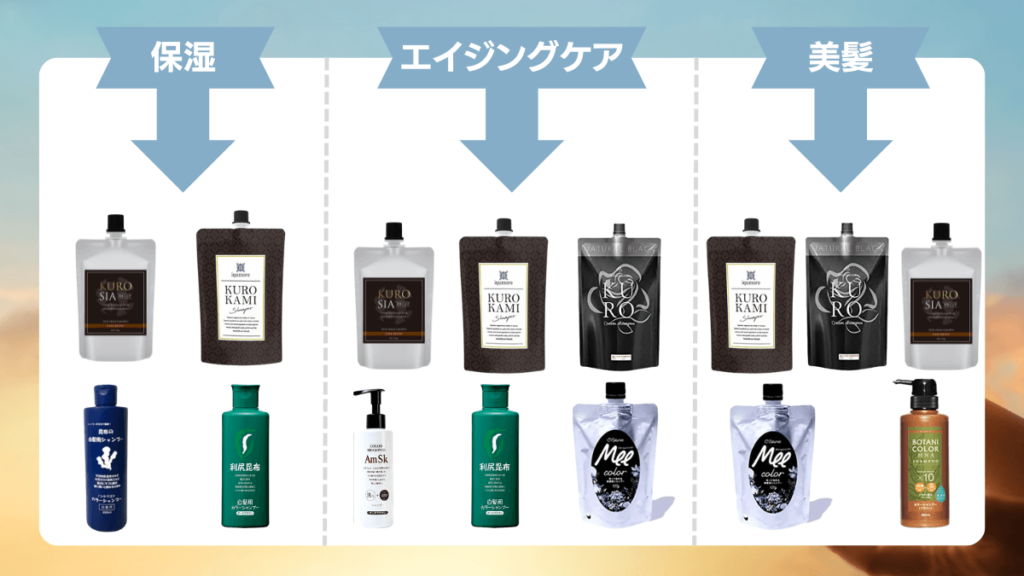 白髪染めシャンプーってどう？