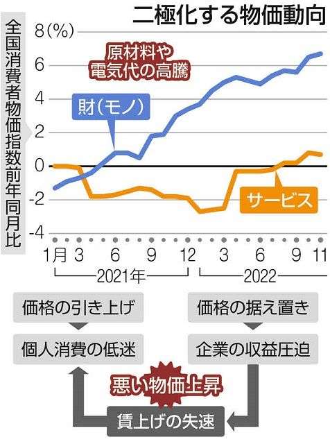 物価高でも価格転嫁できないサービス業　値上げなら顧客減少の不安　モノとの二極化鮮明　苦悩の経営：東京新聞 TOKYO Web