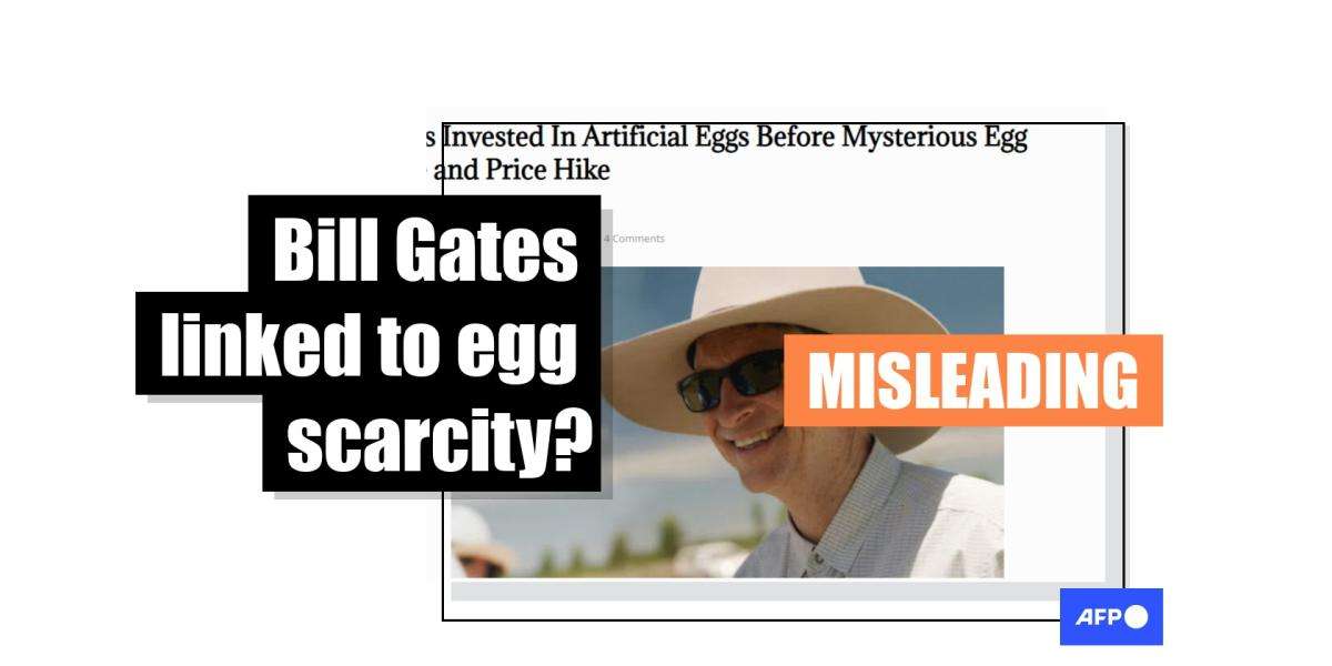 US egg shortages unrelated to Bill Gates