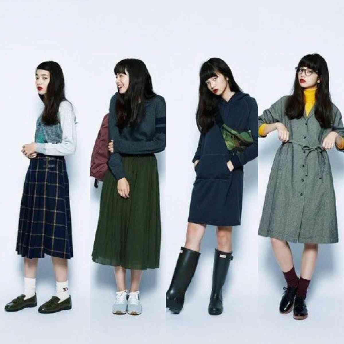 ブルベ冬の春ファッション