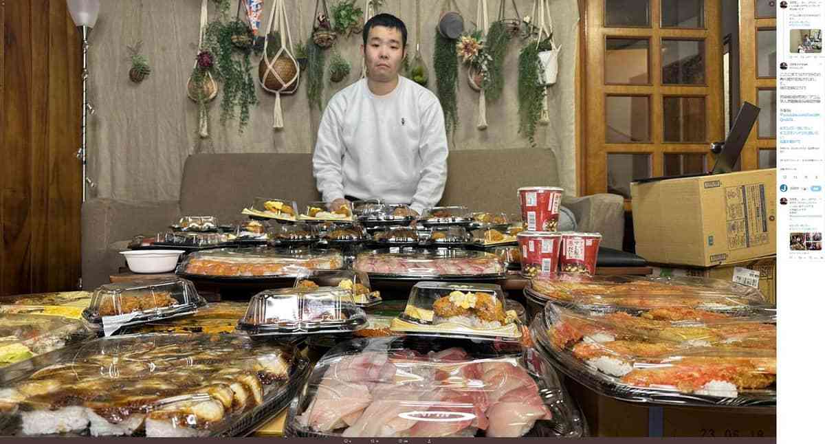 人気YouTuber「いいね数×10円スシローで使う」→衝撃高額に　一瞬困惑も大量注文「寝ずに寿司食べてた」: J-CAST ニュース