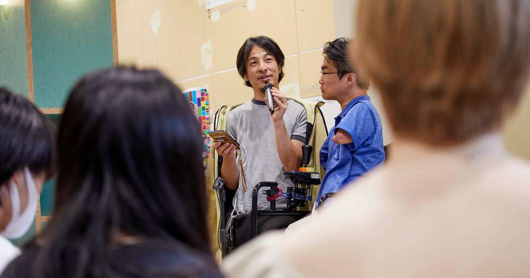 In the U.S., His Site Has Been Linked to Massacres. In Japan, He’s a Star. - The New York Times