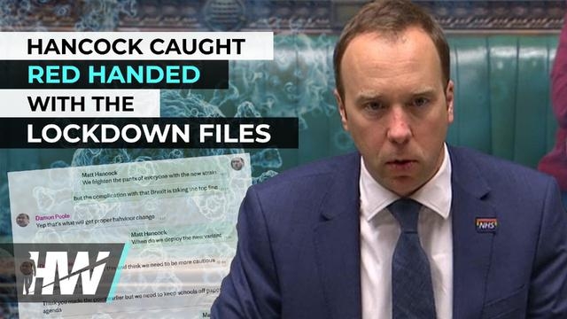 HANCOCK CAUGHT RED HANDED WITH THE LOCKDOWN FILES