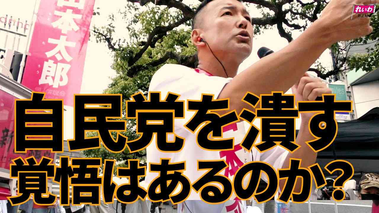 【山本太郎】自民党を潰す覚悟はあるのか？に答える【れいわ】#参院選2022 #東京選挙区は山本太郎 #比例はれいわ - YouTube