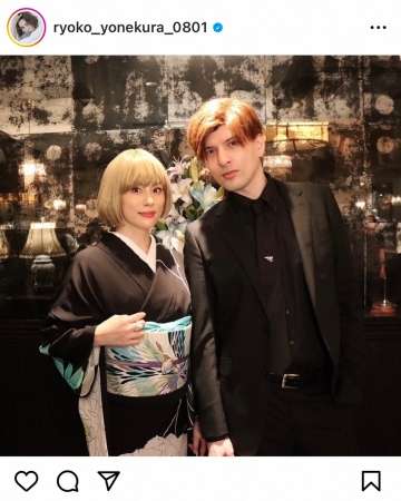 米倉涼子　金髪着物姿で城田優との2ショット公開　「美男美女すぎるお二人」「とても美しいです」の声
