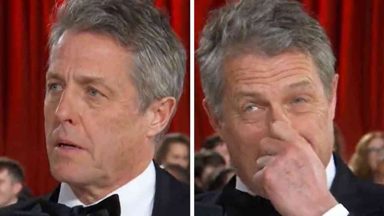 ヒュー・グラント、アカデミー賞のレッドカーペットの態度が悪いと話題に