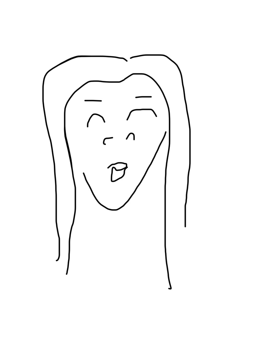 自画像を描くトピ