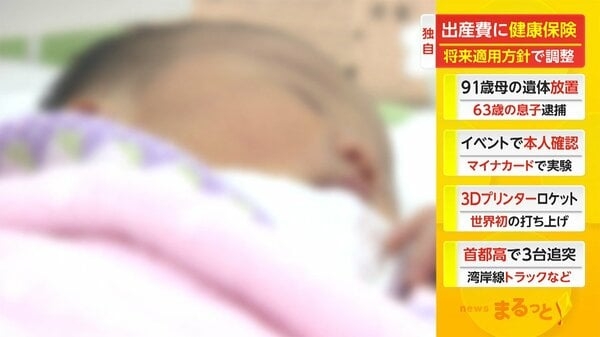 【独自】出産費に健康保険　将来適用方針で調整｜FNNプライムオンライン