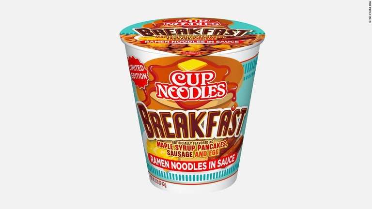 パンケーキ味のラーメン、米国で発売　伝統の朝食をカップヌードルで - CNN.co.jp