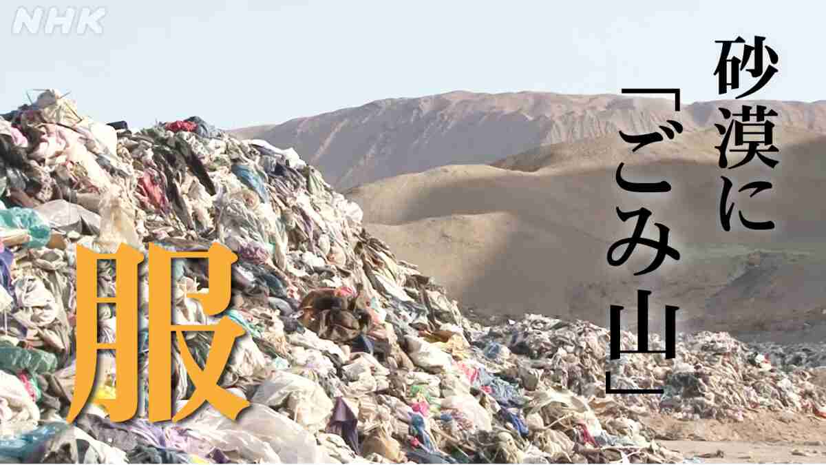 ファッション「ごみの山」 サステナブルファッションを目指して