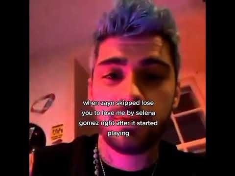 When Zayn Malik Skipped Lose you to love me by Selena Gomez after it started playing #shorts - YouTube