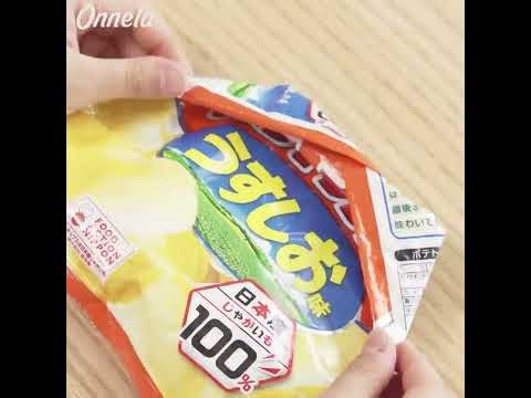 クリップも輪ゴムもいらない！覚えておきたい袋の閉じ方３選 - YouTube