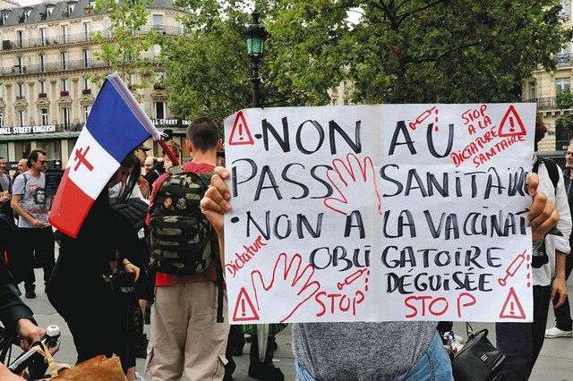 ワクチン証明義務化のフランスで抗議拡大　不正発行も問題に：東京新聞 TOKYO Web