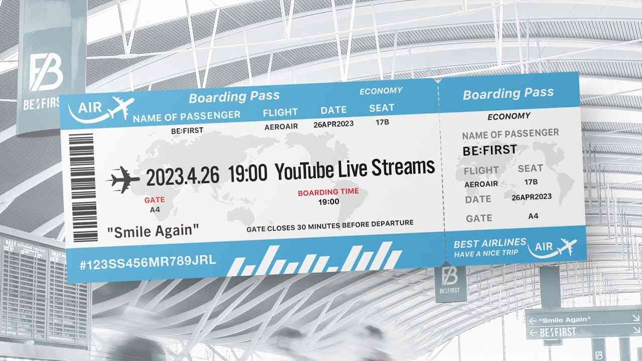 BE:FIRST 3rd Single「Smile Again」リリース記念 YouTube Live！ - YouTube