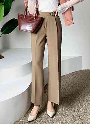 タックストレートスラックス・全2色 | レディースファッション通販 - DHOLIC