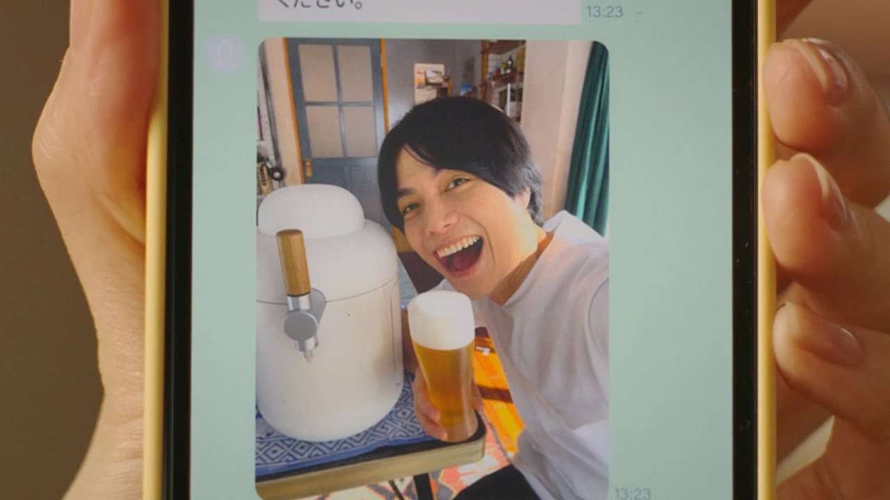 ホームタップ　ビールサーバーがある夏後篇　３０秒 - YouTube