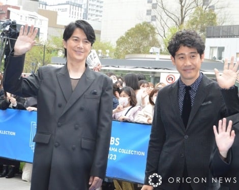TBS春ドラマキャストがブルーカーペット登場 福山雅治も豪華共演に感心「テレビで観た方がいる」