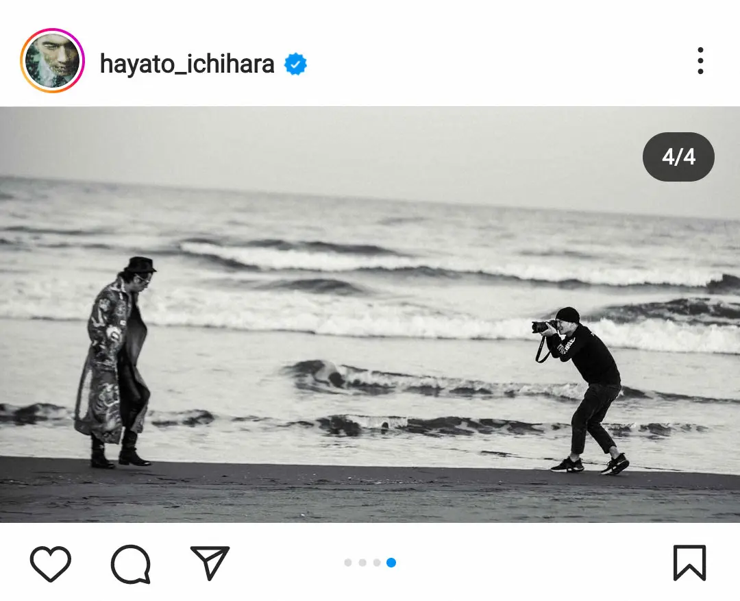 市原隼人　長渕剛との“漢”2ショット公開にフォロワー歓喜「最高すぎる2人」「本当に兄弟みたい」