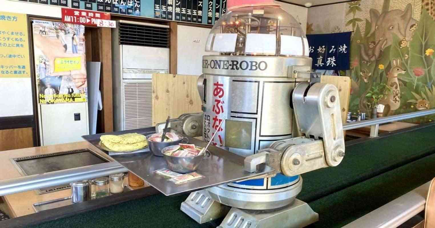 製造主に感謝！　岡山のお好み焼き店で長年働く「配膳ロボ」が時代を先取りしすぎてる(全文表示)｜Jタウンネット
