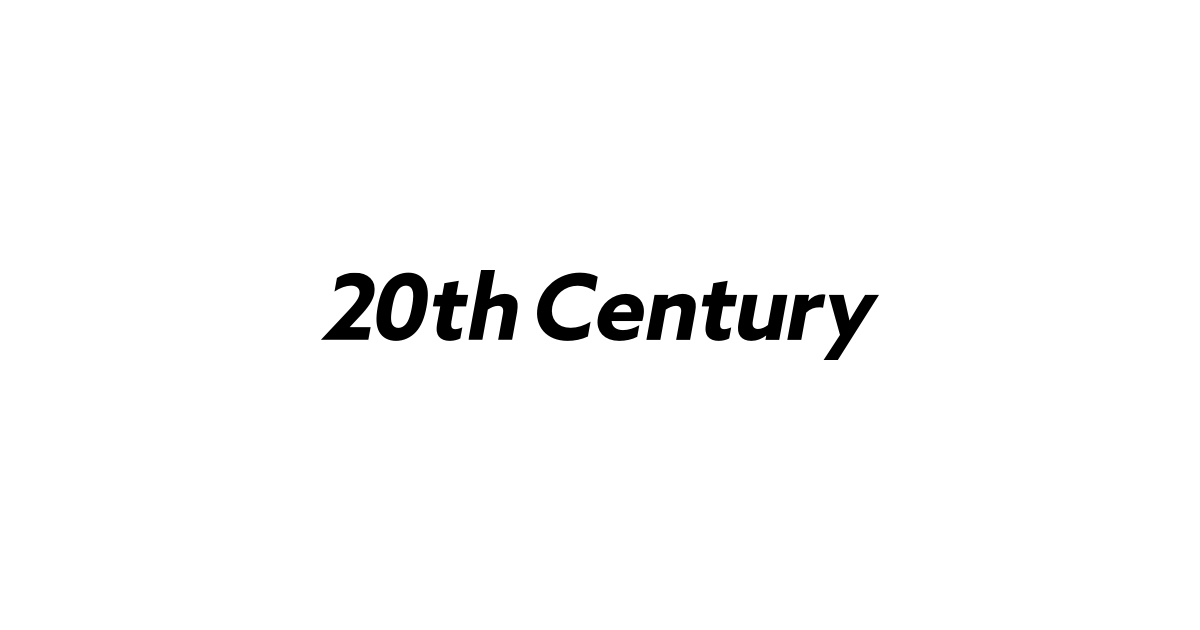 DISCOGRAPHY | 20th Century オフィシャルサイト