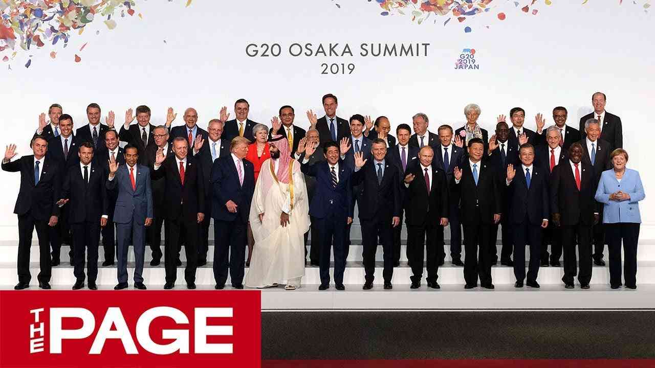 G20大阪サミット開幕　各国首脳が集合写真（2019年6月28日） - YouTube