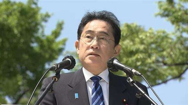 岸田首相がメーデー出席「力強い賃上げ実現ともに取り組もう」　現職首相は9年ぶり