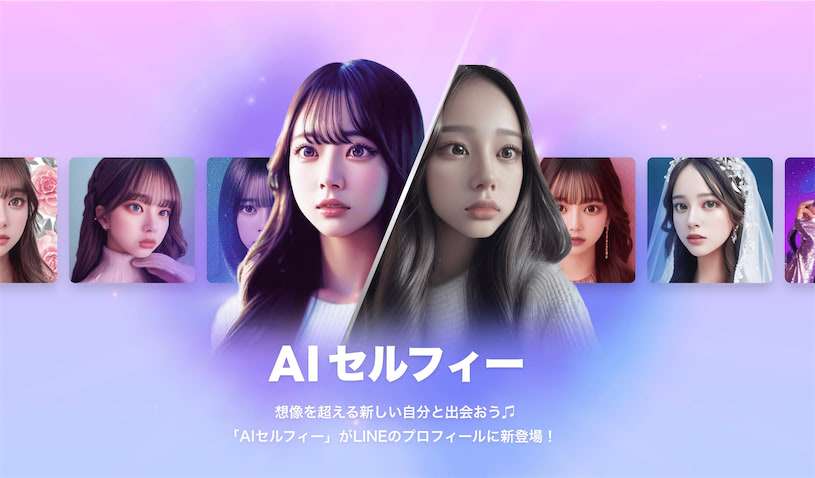 「LINE」、AIが自分のビジュアルイメージを生成する「AI セルフィー」提供 290円から利用可能 | 日本ネット経済新聞｜新聞×ウェブでEC＆流通のデジタル化をリード