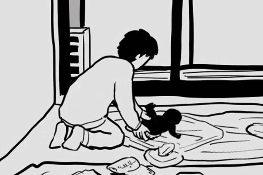 フルタイム勤務後に育児…ノイローゼになる父親を描く漫画へ共感続々　「歩み寄りが大切」（Hint-Pot） - Yahoo!ニュース