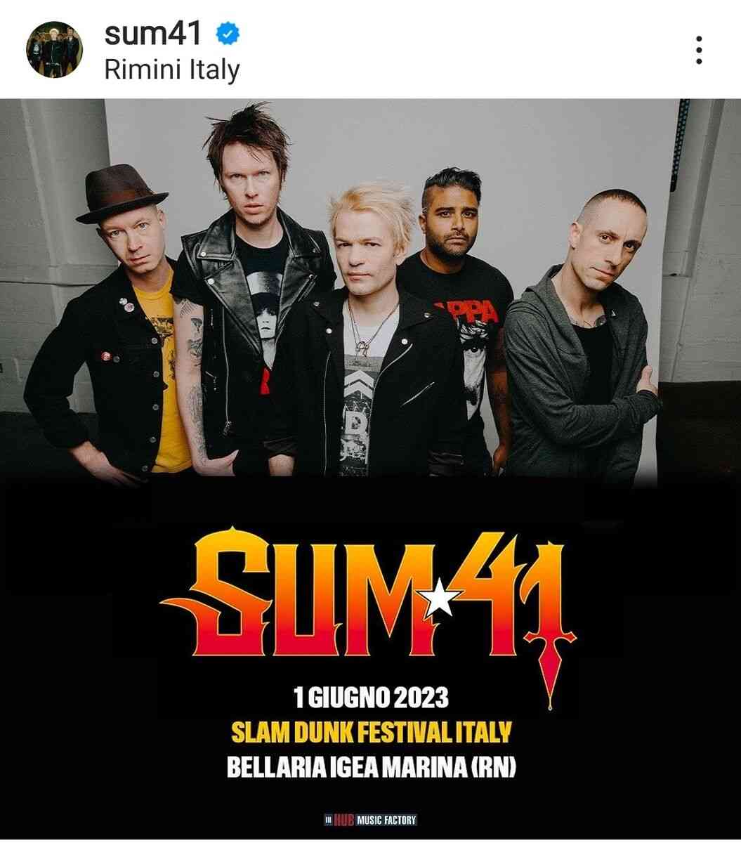 「ＳＵＭ４１」解散を発表　２７年の歴史に幕「支えてくれた新旧のファンに永遠に感謝します」 : スポーツ報知